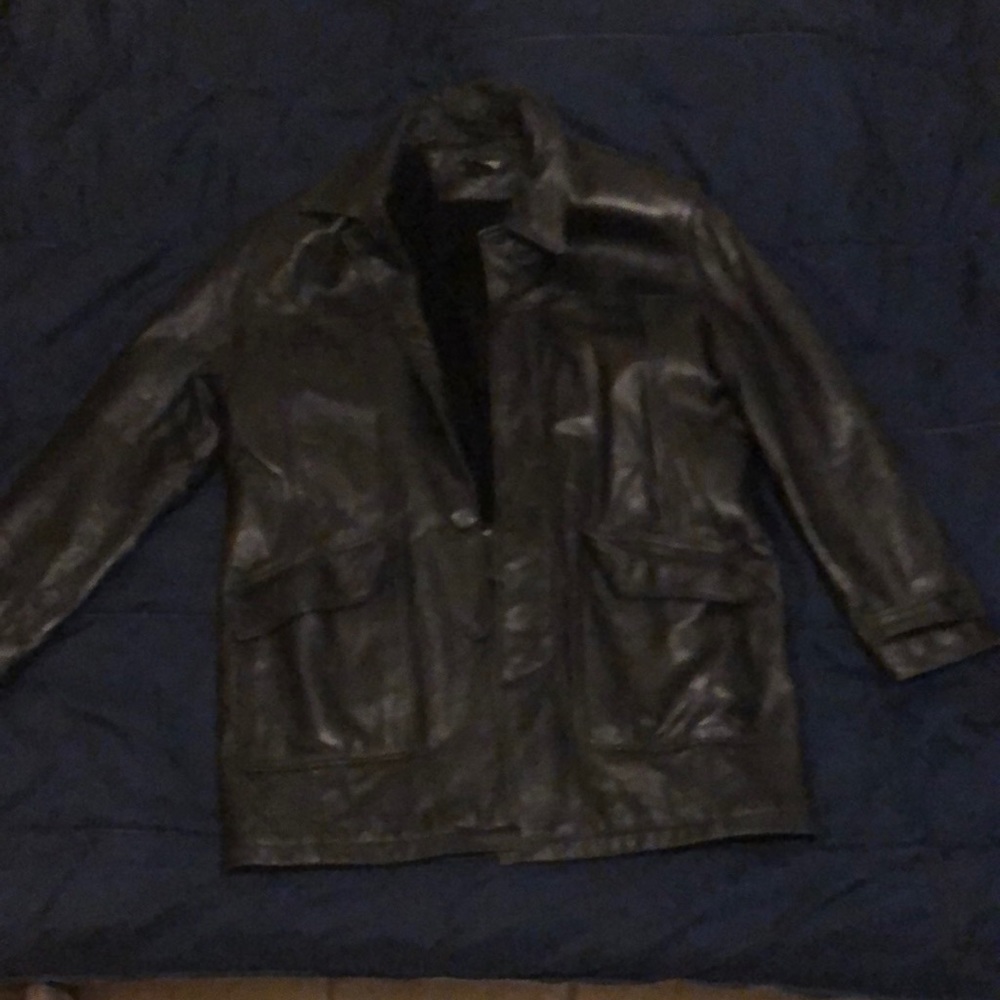 Kangol lamb skin jacket
